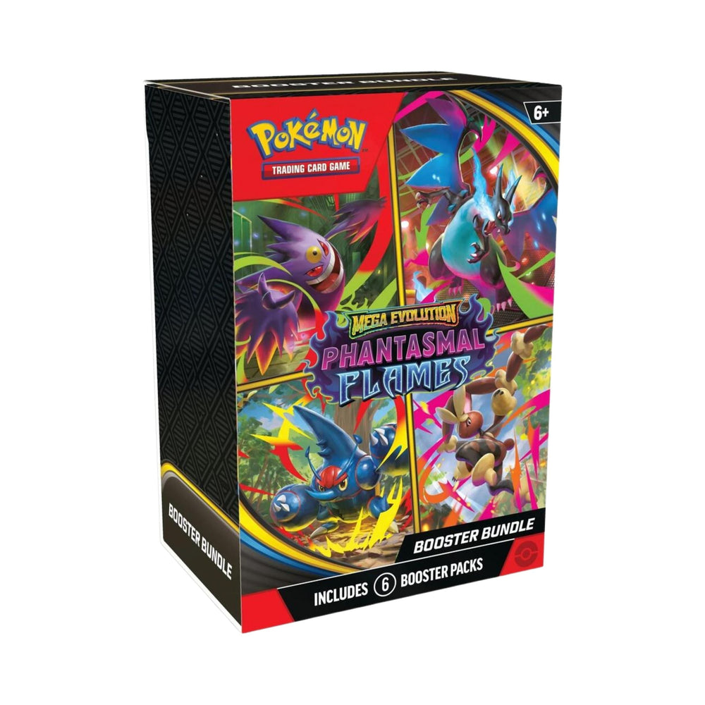 Pokémon TCG Mega Evolution Phantasmal Flames Booster Bundle – Collectible Pokémon Card Packs