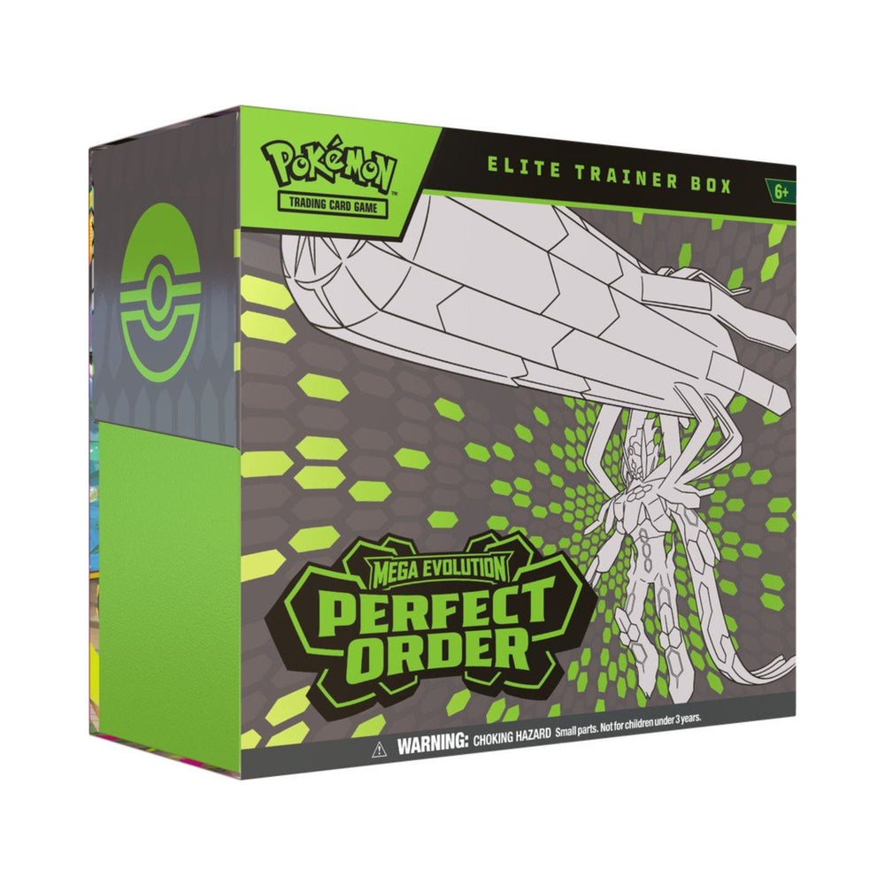 Pokemon TCG Mega Evolutions ME3 Elite Trainer Box – Perfect Order Pokemon Card Pack, Collector Booster, Over 120 Trading Cards, Pokemon Deck & Anime Cards Set