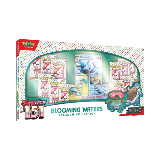 Pokemon TCG Scarlet & Violet 151 Blooming Waters Premium Collection Trading Cards Box Set