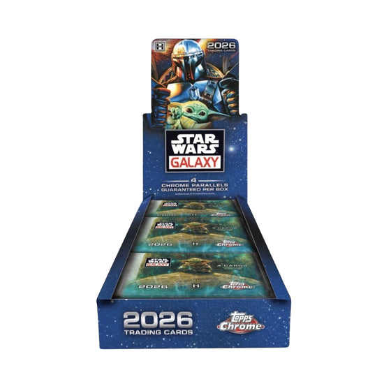 Topps Chrome 2026 Star Wars Galaxy Hobby Box Trading Card Collectible Set