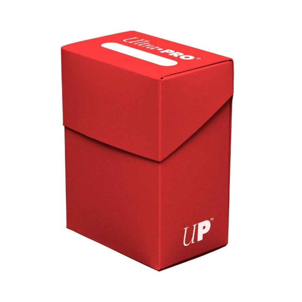 Ultra Pro Deck Box Red – 80+ Card Storage for Pokemon TCG and MTG