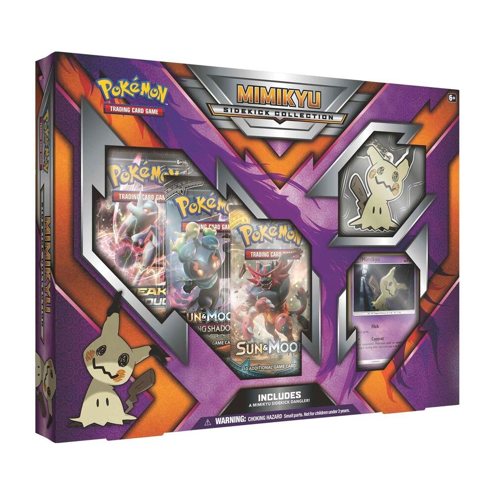 Pokémon TCG Mimikyu Sidekick Collection with Foil Promo Card, Dangler, 3 Booster Packs