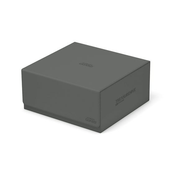 Ultimate Guard Treasurehive 90+ Card Storage Case – Grey | TCG Deck Box Organizer