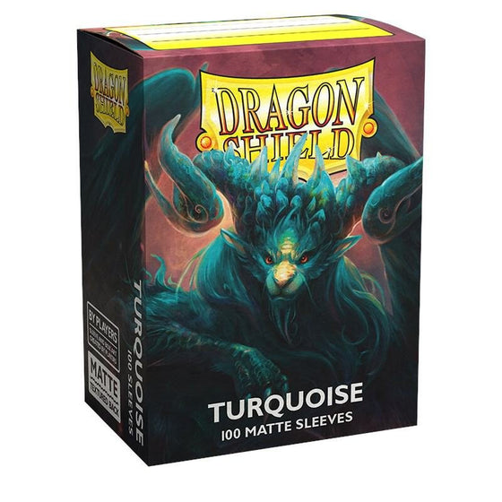 Dragon Shield Card Sleeves Turquoise Matte 100ct